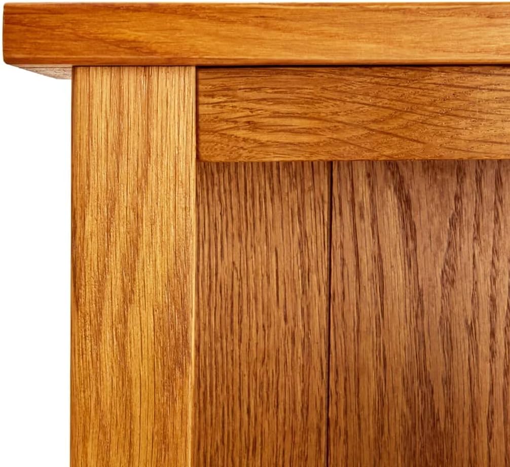 Rustic Oak 6‑Tier Tall Storage Bookshelf