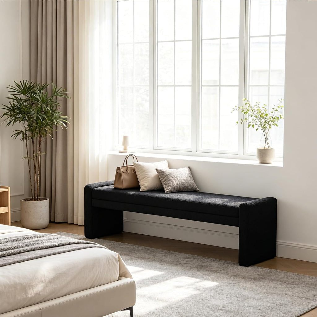 Modern Upholstered Multi‑Purpose Bedroom Bench
