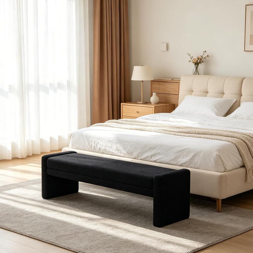 Modern Upholstered Multi‑Purpose Bedroom Bench