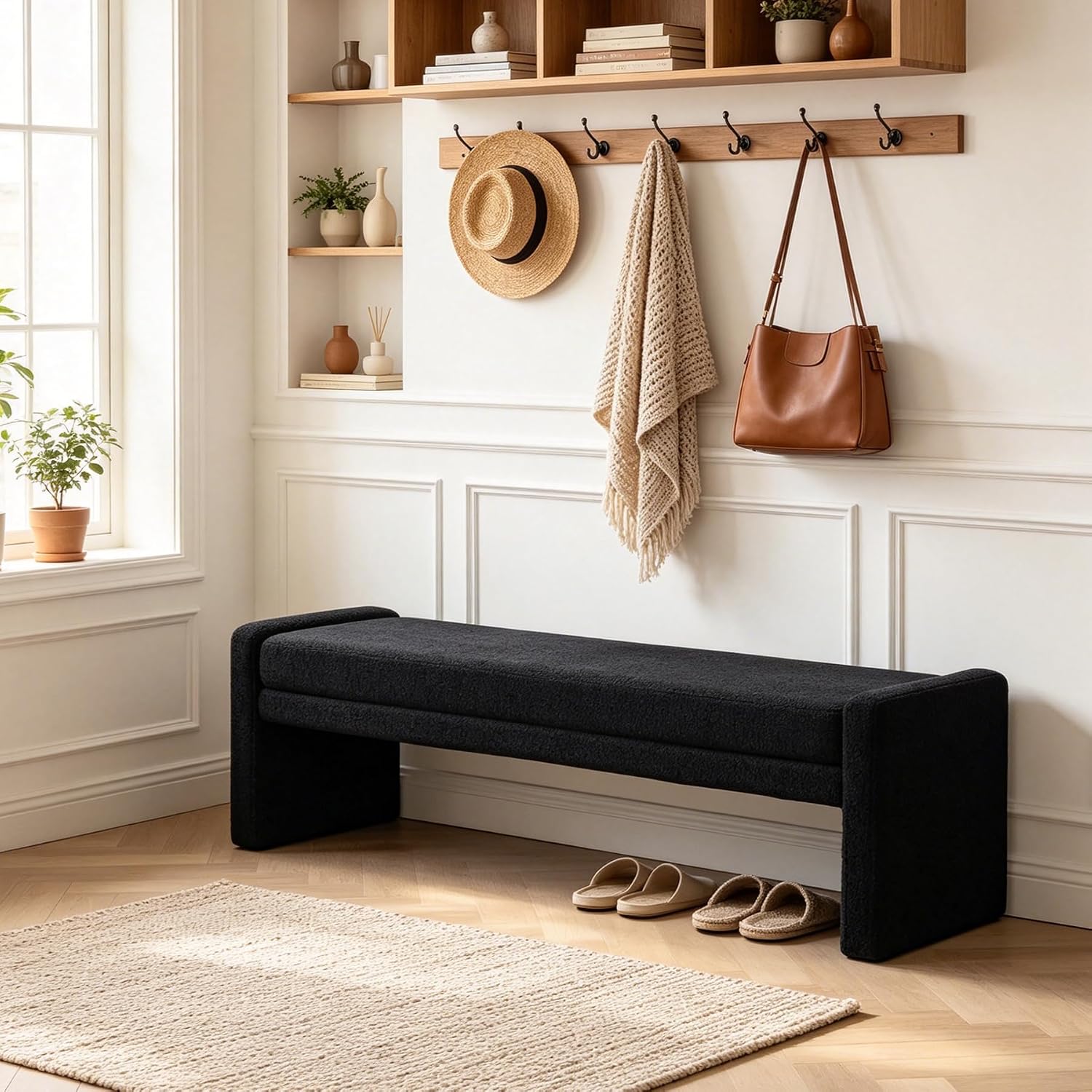 Modern Upholstered Multi‑Purpose Bedroom Bench