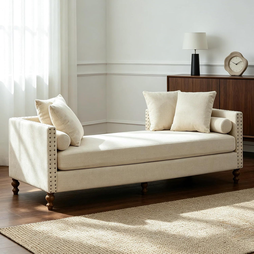 Chenille Upholstered End‑of‑Bed Bench